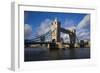 England, London, Tower Bridge, Late Afternoon-Walter Bibikow-Framed Photographic Print