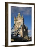 England, London, Tower Bridge, Late Afternoon-Walter Bibikow-Framed Photographic Print