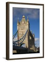 England, London, Tower Bridge, Late Afternoon-Walter Bibikow-Framed Photographic Print