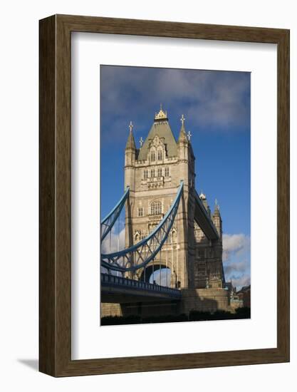 England, London, Tower Bridge, Late Afternoon-Walter Bibikow-Framed Photographic Print