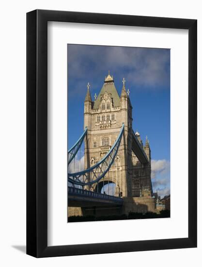 England, London, Tower Bridge, Late Afternoon-Walter Bibikow-Framed Photographic Print