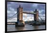 England, London, Tower Bridge, Sunset-Walter Bibikow-Framed Photographic Print