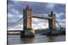 England, London, Tower Bridge, Sunset-Walter Bibikow-Stretched Canvas