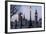 England, London, Victoria Embankment, Houses of Parliament and Big Ben-Walter Bibikow-Framed Photographic Print