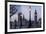 England, London, Victoria Embankment, Houses of Parliament and Big Ben-Walter Bibikow-Framed Photographic Print