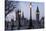 England, London, Victoria Embankment, Houses of Parliament and Big Ben-Walter Bibikow-Stretched Canvas