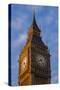 England, London, Victoria Embankment, Parliament, Big Ben, Dawn-Walter Bibikow-Stretched Canvas