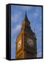 England, London, Victoria Embankment, Parliament, Big Ben, Dawn-Walter Bibikow-Framed Stretched Canvas