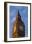 England, London, Victoria Embankment, Parliament, Big Ben, Dawn-Walter Bibikow-Framed Photographic Print