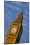 England, London, Victoria Embankment, Parliament, Big Ben, Dawn-Walter Bibikow-Mounted Photographic Print