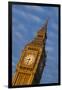 England, London, Victoria Embankment, Parliament, Big Ben, Dawn-Walter Bibikow-Framed Photographic Print