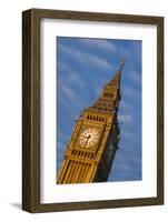 England, London, Victoria Embankment, Parliament, Big Ben, Dawn-Walter Bibikow-Framed Photographic Print