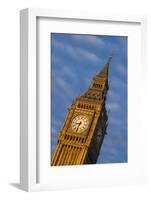 England, London, Victoria Embankment, Parliament, Big Ben, Dawn-Walter Bibikow-Framed Photographic Print