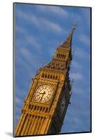 England, London, Victoria Embankment, Parliament, Big Ben, Dawn-Walter Bibikow-Mounted Photographic Print