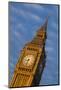 England, London, Victoria Embankment, Parliament, Big Ben, Dawn-Walter Bibikow-Mounted Photographic Print