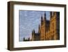 England, London, Victoria Embankment, Parliament, Detail, Dawn-Walter Bibikow-Framed Photographic Print