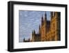 England, London, Victoria Embankment, Parliament, Detail, Dawn-Walter Bibikow-Framed Photographic Print