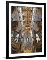 England, London, Westminster, Westminster Abbey, Interior View-Steve Vidler-Framed Photographic Print