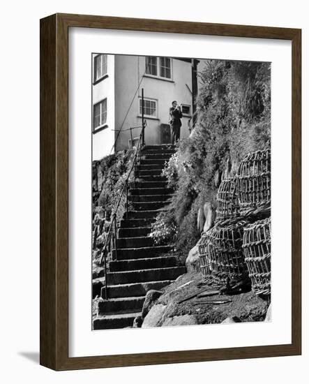 England, Mousehole-null-Framed Photographic Print