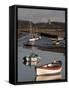 England, Norfolk, Morston Quay; Rowing Boats and Sailing Dinghies at Low Tide-Will Gray-Framed Stretched Canvas