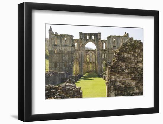 England, North Yorkshire, Rievaulx. Ruins of Rievaulx Abbey.-Emily Wilson-Framed Photographic Print