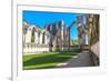 England, North Yorkshire, Ripon. Fountains Abbey ruins.-Emily Wilson-Framed Photographic Print