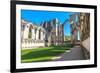 England, North Yorkshire, Ripon. Fountains Abbey ruins.-Emily Wilson-Framed Photographic Print