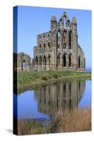 England, North Yorkshire, Whitby. Ruins of Whitby Abbey-Emily Wilson-Stretched Canvas