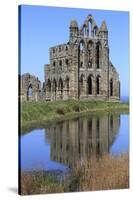 England, North Yorkshire, Whitby. Ruins of Whitby Abbey-Emily Wilson-Stretched Canvas