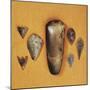 England, North Yorkshire, York, Stone Tools Including Axe, Spear and Arrow Points-null-Mounted Giclee Print