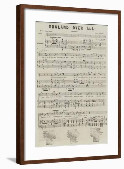 England over All-null-Framed Giclee Print