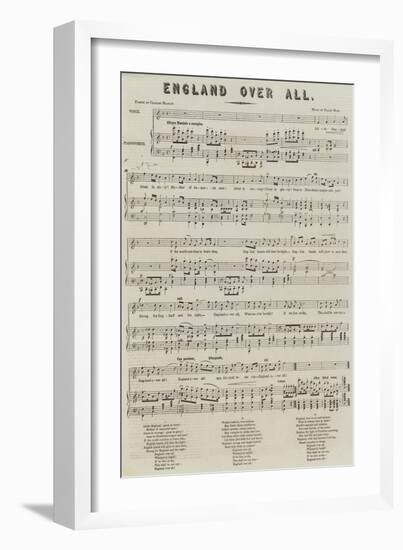 England over All-null-Framed Giclee Print