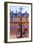 England, Oxfordshire, Oxford, Bicycle and High Street-Steve Vidler-Framed Photographic Print