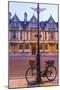 England, Oxfordshire, Oxford, Bicycle and High Street-Steve Vidler-Mounted Photographic Print