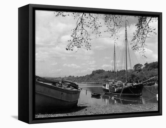 England, River Dart-null-Framed Stretched Canvas