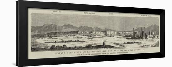 England, Russia, and Afghanistan, General View of Heart from the North-East-null-Framed Giclee Print