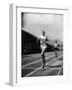 England's Dr. Roger Bannister Beating Australia's Mile Record Holder John Landy-Ralph Morse-Framed Premium Photographic Print