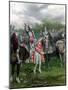 England's Henry V Among His Troops at Agincourt During Hundred Years War-null-Mounted Photographic Print