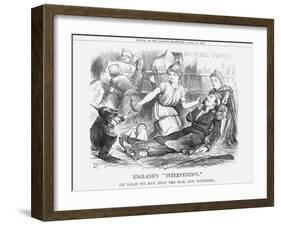 England's Intervention, 1870-Joseph Swain-Framed Giclee Print