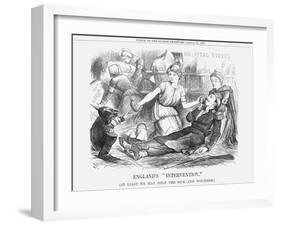 England's Intervention, 1870-Joseph Swain-Framed Giclee Print