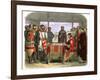 England's King John Signing Magna Carta at Runnymede-null-Framed Photographic Print