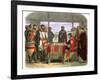 England's King John Signing Magna Carta at Runnymede-null-Framed Photographic Print