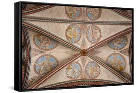 England, Salisbury, Salisbury Cathedral, Choir and Trinity Chapel, Quadribbed Vaulted Ceiling-Samuel Magal-Framed Stretched Canvas