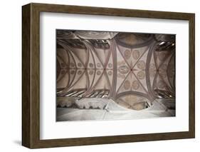 England, Salisbury, Salisbury Cathedral, Choir and Trinity Chapel, Quadribbed Vaulted Ceiling-Samuel Magal-Framed Photographic Print