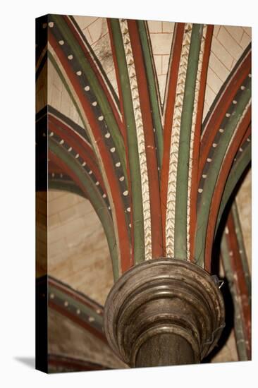 England, Salisbury, Salisbury Cathedral, Decorated Pilaster-Samuel Magal-Stretched Canvas