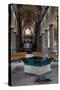 England, Salisbury, Salisbury Cathedral, Interior, Font and Nave-Samuel Magal-Stretched Canvas