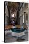 England, Salisbury, Salisbury Cathedral, Interior, Font and Nave-Samuel Magal-Stretched Canvas