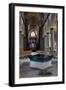 England, Salisbury, Salisbury Cathedral, Interior, Font and Nave-Samuel Magal-Framed Photographic Print