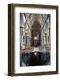 England, Salisbury, Salisbury Cathedral, Interior, Font and Nave-Samuel Magal-Framed Photographic Print