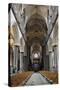 England, Salisbury, Salisbury Cathedral, Interior, Nave, Looking East-Samuel Magal-Stretched Canvas